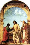 The Incredulity of St. Thomas with St. Magno Vescovo fg CIMA da Conegliano